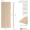 Ekena Millwork Rustic Three Board Joined Board-n-Batten Sandblasted Faux Wood Shutters w/No Batten, 16 1/2"W x 76"H SHUBJN16X76SDPR - alternate 7